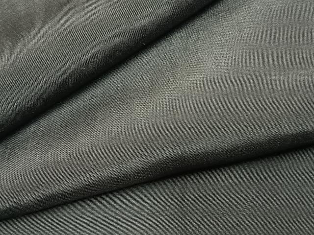 平和屋着物●男性 長襦袢 袷 藍墨茶色 正絹 逸品 AABI2070fy