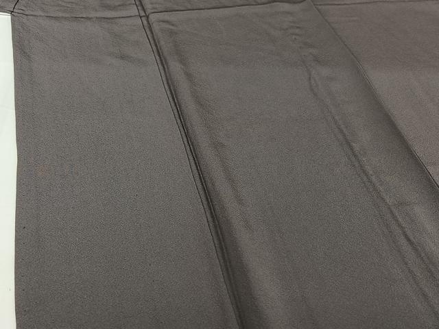 平和屋着物▽上質な色無地 単衣 紫鼠色 正絹 逸品 AABI2102jh