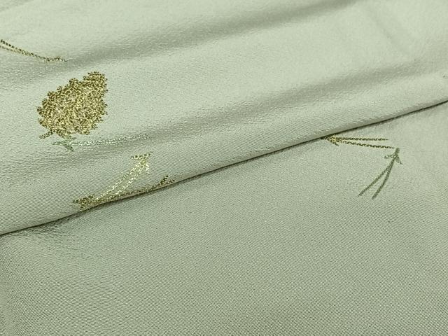 平和屋着物▽豪華色留袖 単衣 駒刺繍 吹き寄せ文 正絹 逸品 AABI2121jh