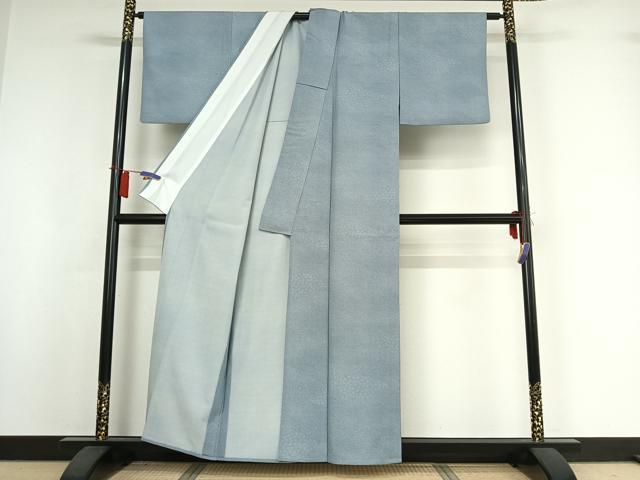平和屋着物▽江戸小紋 単衣 寄せ小紋柄 正絹 逸品 AABI2126jh