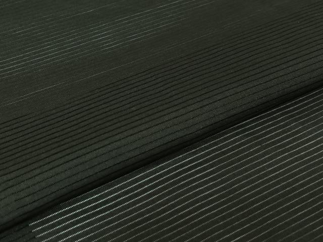 平和屋着物▽夏物 男性 羽織 黒紋付 スリーシーズン 春夏秋 絽 暗黒色 正絹 逸品 AABI2187jh