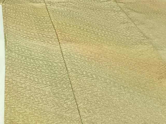 平和屋着物▽上質な小紋 単衣 霞文 暈し染め 正絹 逸品 AABI2193jh