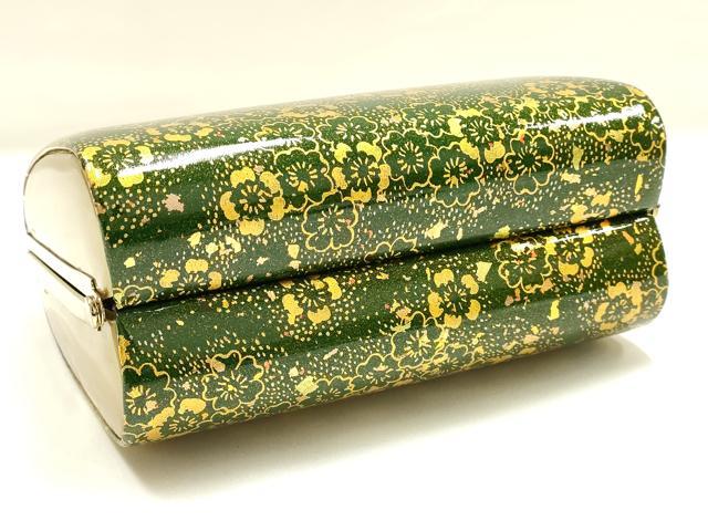 平和屋着物▼和装小物 和装バッグ 花柄 金銀彩 逸品 AABI2201ay