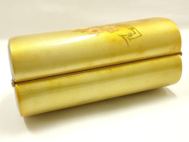 平和屋着物▼和装小物 和装バッグ ハンドバッグ 花柄 桜 金彩 逸品 AABI2208ay