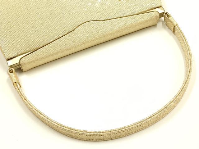 平和屋着物▼和装小物 和装バッグ ハンドバッグ 正倉院花文 金糸 逸品 AABI2224ay