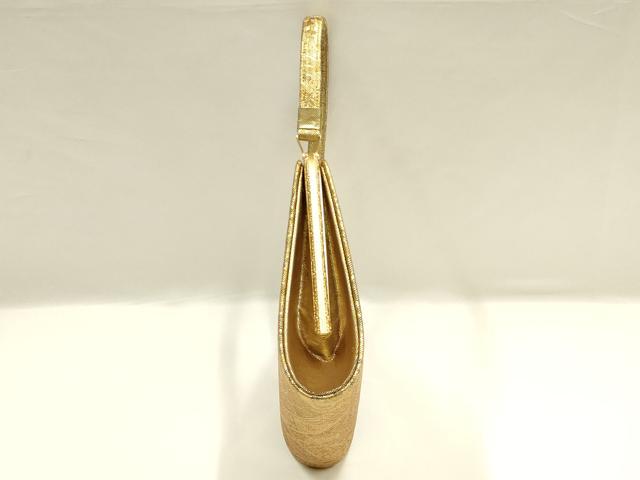 平和屋着物▼和装小物 和装バッグ ハンドバッグ 更紗花文 金糸 逸品 AABI2230ay