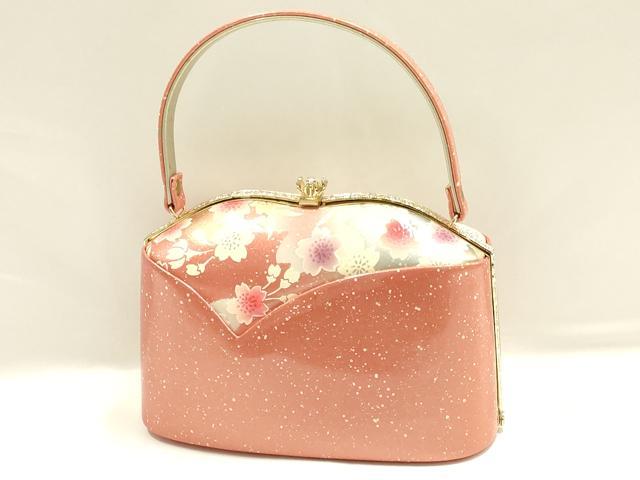 平和屋着物▼和装小物 和装バッグ ハンドバッグ 花柄 逸品 AABI2234ay
