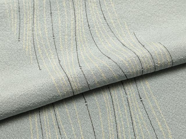 平和屋本店●和装小物 帯締め・帯揚げセット 高麗組 よろけ縞 金糸 逸品 未使用 AABI2249ay