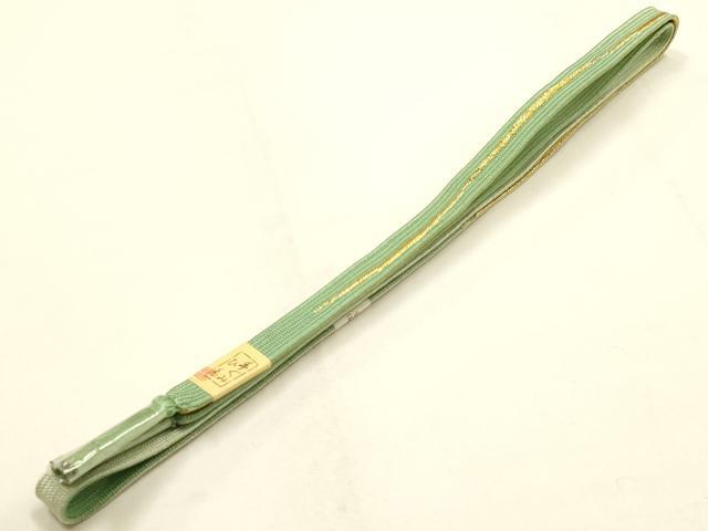 平和屋本店●和装小物 帯締め・帯揚げセット 高麗組 吉祥地紋 金糸 逸品 未使用品あり AABI2266ay