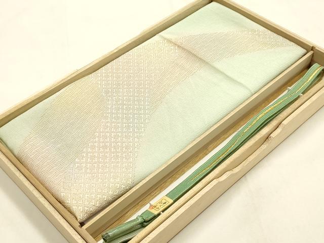 平和屋本店●和装小物 帯締め・帯揚げセット 高麗組 吉祥地紋 金糸 逸品 未使用品あり AABI2266ay