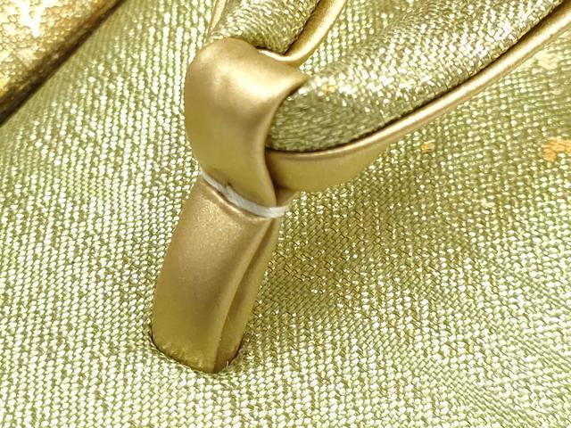 平和屋着物●和装小物 和装バッグ・草履セット ハンドバッグ クラッチバッグ 金糸 逸品 AABI2320ay