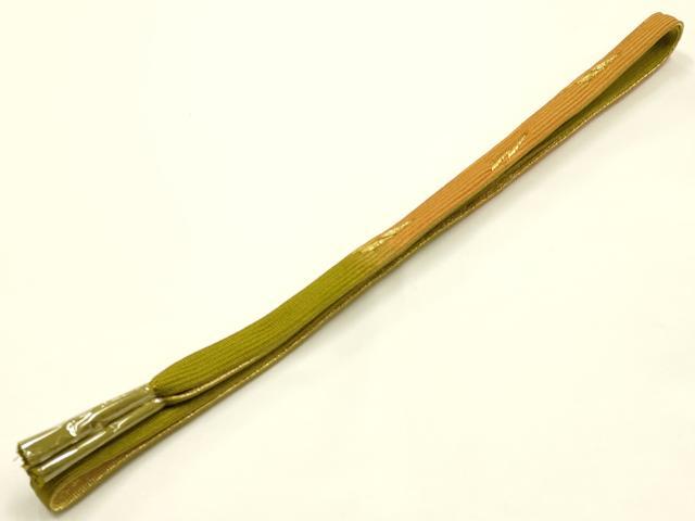 平和屋着物●和装小物 帯締め・帯揚げセット 高麗組 柄絞り 草花地紋 金糸 暈し 正絹 逸品 未使用 AABI2378ay