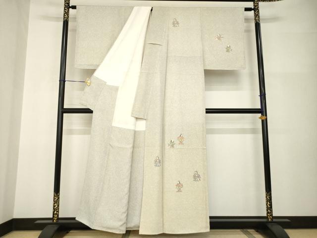 平和屋着物●訪問着 女人文 金彩 正絹 逸品 未使用 AABI2401ck