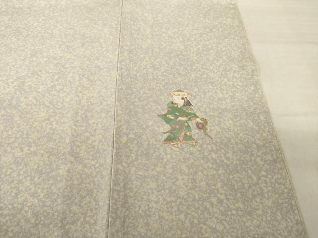 平和屋着物●訪問着 女人文 金彩 正絹 逸品 未使用 AABI2401ck