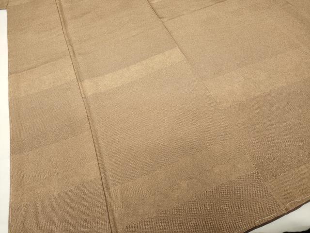 平和屋着物●小倉俊成 江戸小紋 横段文 正絹 逸品 AABI2421ck