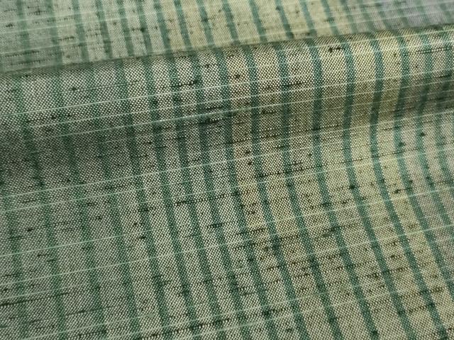 平和屋着物●上質な紬 間道 正絹 逸品 AABI2424ck