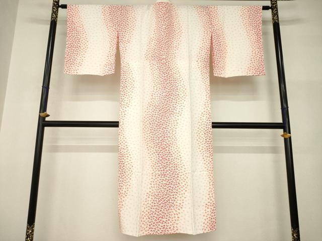 平和屋着物●長襦袢 無双仕立て 折り鶴 正絹 逸品 AABI2431ck