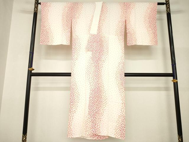 平和屋着物●長襦袢 無双仕立て 折り鶴 正絹 逸品 AABI2431ck