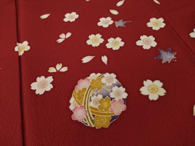 平和屋着物●豪華振袖 花丸文 暈し染め 正絹 逸品 AABI2439ck