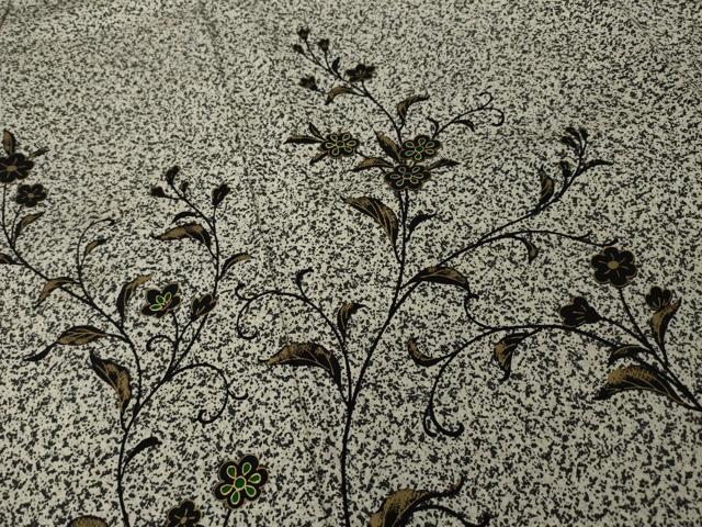 平和屋着物●訪問着 玉蟲 花唐草文 たたき染め 金彩 正絹 逸品 AABI2447ck