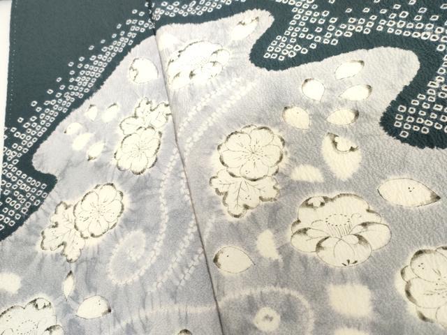 平和屋着物●訪問着 辻が花 絞り 正絹 逸品 AABI2500cs