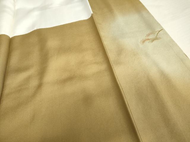 平和屋着物●豪華色留袖 風景草花文 暈し染め 金彩 正絹 逸品 AABI2509cs