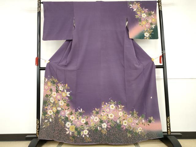 平和屋着物●訪問着 作家物 辻が花 暈し染め 正絹 逸品 AABI2551cs