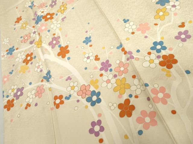 平和屋着物●訪問着 友禅 枝梅 金彩 正絹 逸品 AABI2555cs