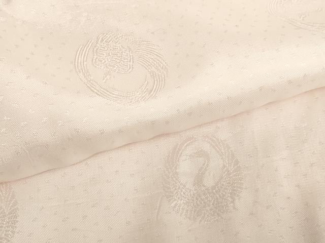 平和屋着物∵子供 女の子 長襦袢 袷 鶴亀地紋 薄桜色 AABI2827ja