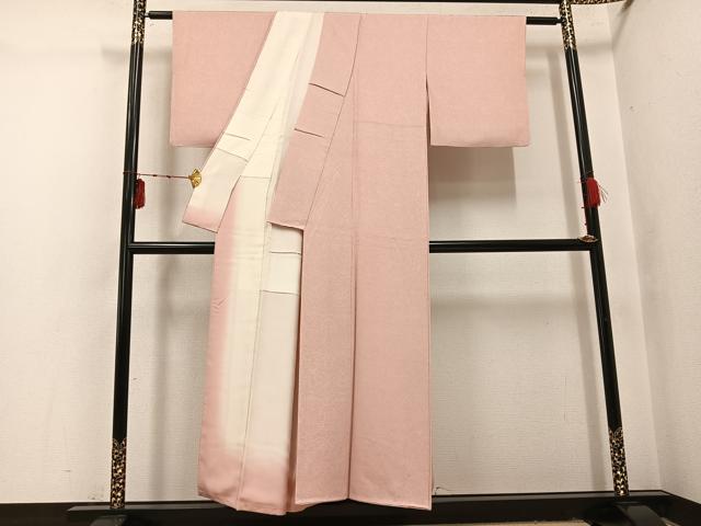 平和屋着物●お召 草花文 正絹 逸品 AABI2977ph