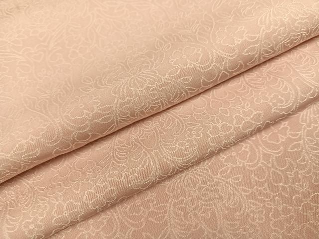 平和屋着物●お召 草花文 正絹 逸品 AABI2977ph