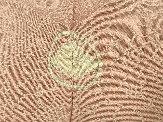 平和屋着物●お召 草花文 正絹 逸品 AABI2977ph