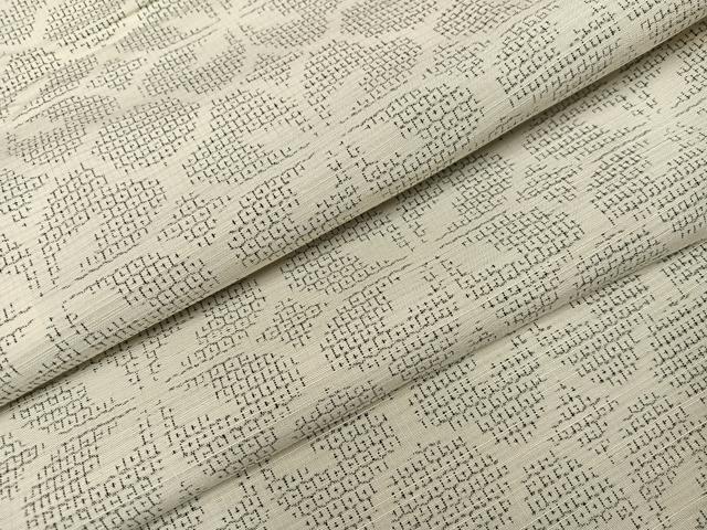 平和屋着物●結城紬 80亀甲 花尽くし 正絹 逸品 AABI3010ph