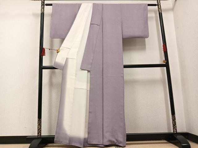 平和屋着物●江戸小紋 極小鮫小紋柄 正絹 逸品 AABI3031ph