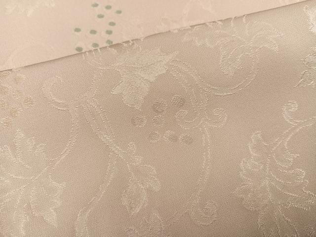 平和屋着物●上質な小紋 地紋起こし 葡萄 正絹 逸品 AABI3038ph
