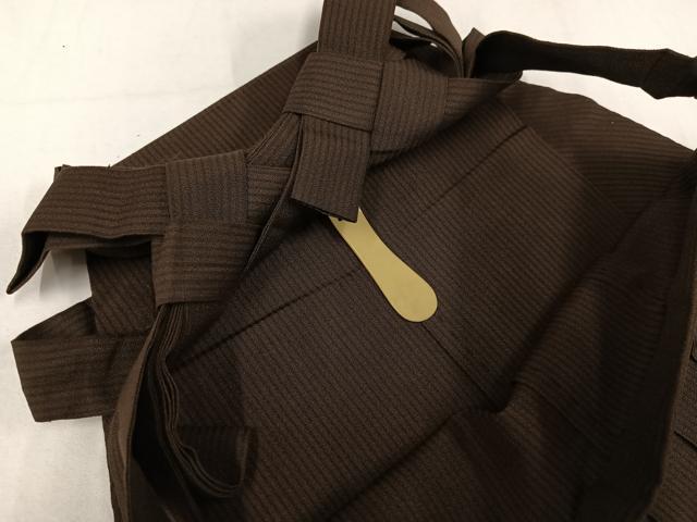 平和屋着物●男性 馬乗り袴 縞 正絹 逸品 AABI3050ph