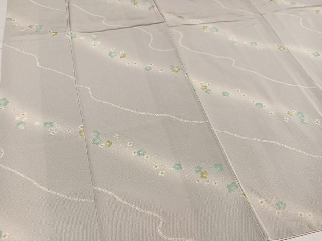 平和屋着物●上質な小紋 舞花文 暈し染め 正絹 逸品 AABI3055ph