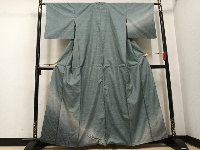 平和屋着物●本場大島紬 染大島 訪問着 霞文 正絹 逸品 AABI3079ph