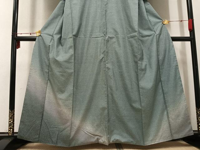 平和屋着物●本場大島紬 染大島 訪問着 霞文 正絹 逸品 AABI3079ph