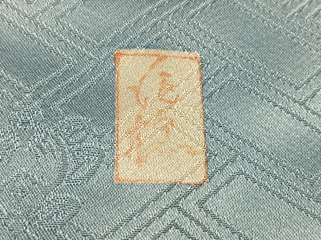 平和屋着物●十日町老舗ブランド 吉澤友禅 吾妻徳穂 振袖 駒刺繍 草花文 金彩 ロング丈 正絹 逸品 AABI3089ph