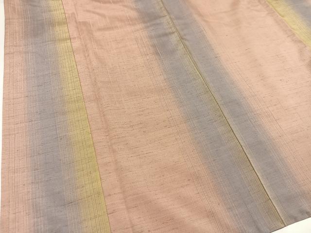 平和屋着物●上質な紬 間道 正絹 逸品 AABI3098ph
