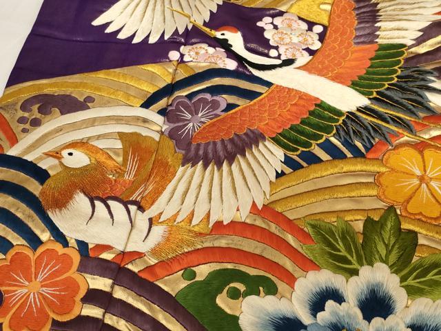 平和屋本店●色打掛 和装 婚礼 結婚式 花嫁 神社挙式 総刺繍 鴛鴦花文 金糸 逸品 AABI3160ou