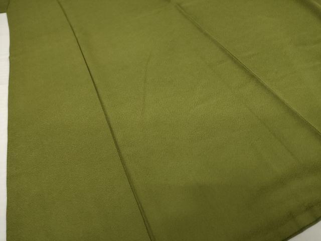 平和屋着物●上質な色無地 璃寛茶色 正絹 逸品 AABI3769ck