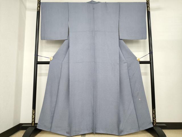平和屋着物●伝統工芸師 服部光擴 江戸小紋 鮫小紋柄 正絹 逸品 AABI3777ck