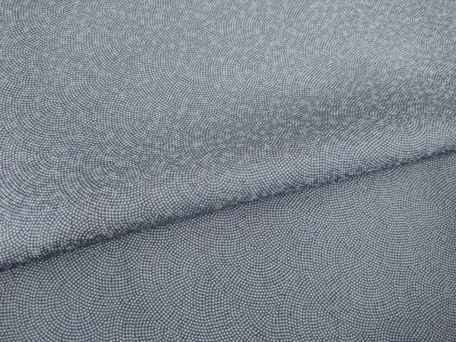 平和屋着物●伝統工芸師 服部光擴 江戸小紋 鮫小紋柄 正絹 逸品 AABI3777ck
