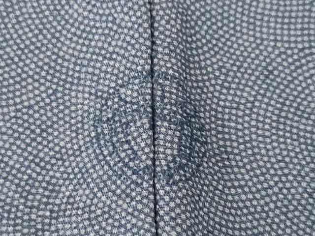 平和屋着物●伝統工芸師 服部光擴 江戸小紋 鮫小紋柄 正絹 逸品 AABI3777ck