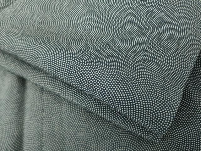 平和屋着物●江戸小紋 鮫小紋柄 正絹 逸品 AABI3782ck