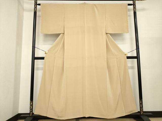 平和屋着物●上質な色無地 柴染色 ほていや扱い 正絹 逸品 未使用 AABI3789ck