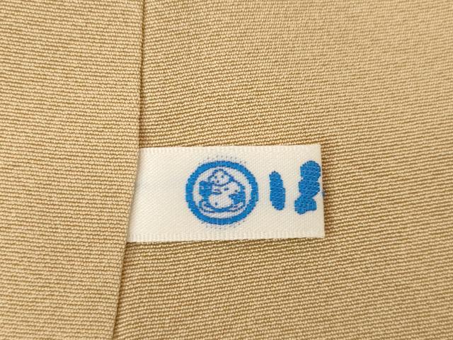 平和屋着物●上質な色無地 柴染色 ほていや扱い 正絹 逸品 未使用 AABI3789ck