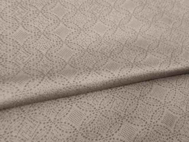 平和屋着物●上質な小紋 七宝文 正絹 逸品 AABI3793ck